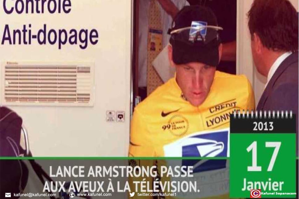 Il y a 5 ans, Lance Armstrong avouait s'être dopé sur le plateau d'Oprah Winfrey