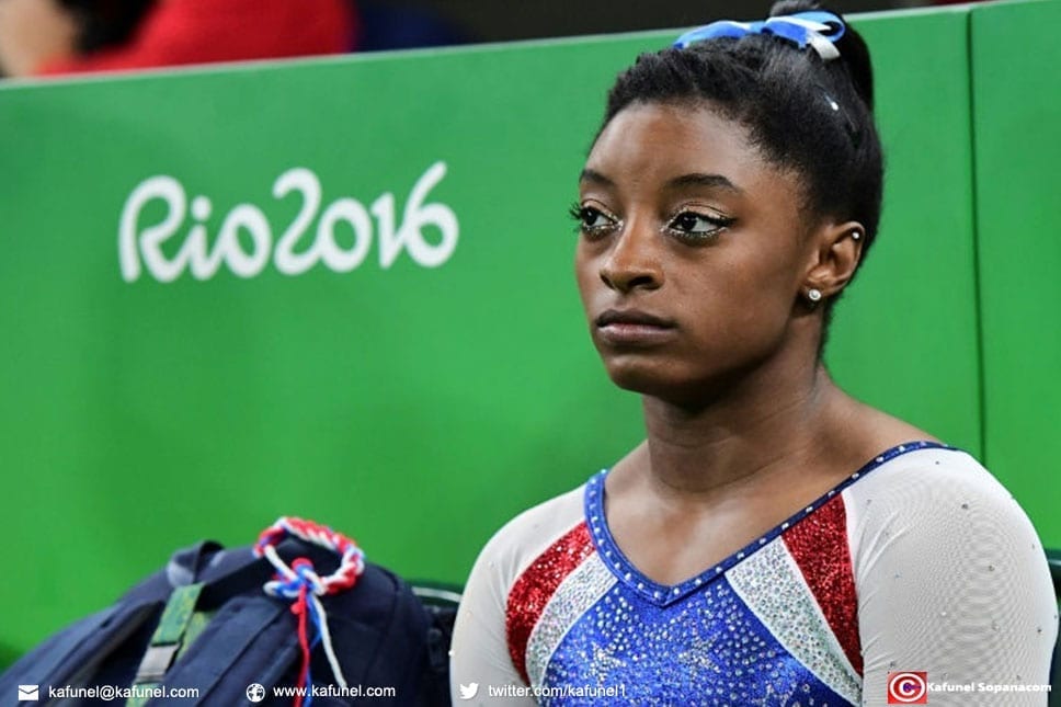 La-gymnaste-américaine-Simon-Biles-lors-des-JO-de-Rio,-le-11-août-2016 La gymnaste américaine Simon Biles lors des JO de Rio, le 11 août 2016