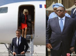 Aéroport de Dakar : Macron est arrivé