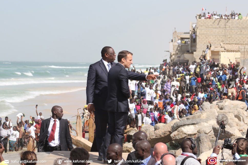 Macron et Macky à Saint-Louis 40