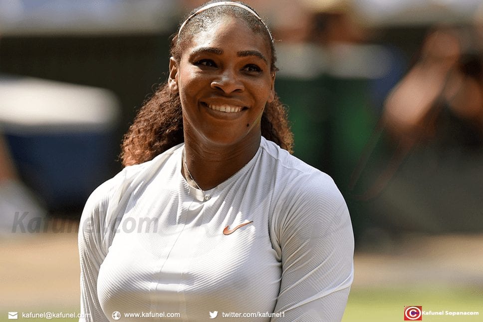 Wimbledon-10eme-finale-pour-Serena-Williams-dix-mois-apres-son-accouchement.jpg Serena Williams vise un huitième titre à Wimbledon.@ Oli SCARFF / AFP