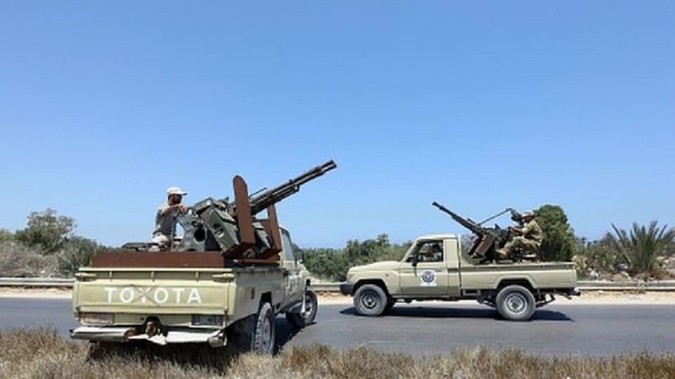 Report de la Conférence nationale sur la Libye parrainée par l'ONU Des forces de sécurités libyennes.