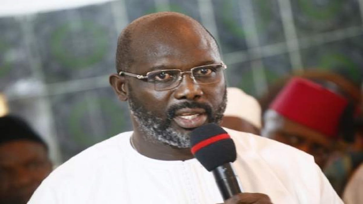 George Weah became president of Liberia last year George Weah became president of Liberia last year
