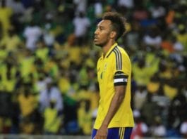Le Gabonais Pierre-Emerick Aubameyang lors de la CAN 2017. RFI / Pierre René-Worms