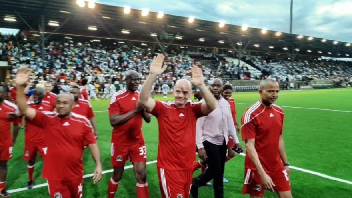 Le président de la Fifa, Infantino, très actif au 80e anniversaire du TP Mazembe Le président de la Fifa, Infantino, très actif au 80e anniversaire du TP Mazembe