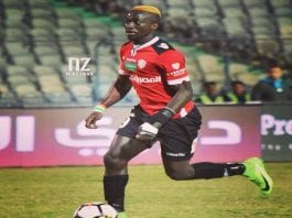 Talla Ndiaye, attaquant sénégalais de Tela El Giesh, club de l’armée égyptienne.