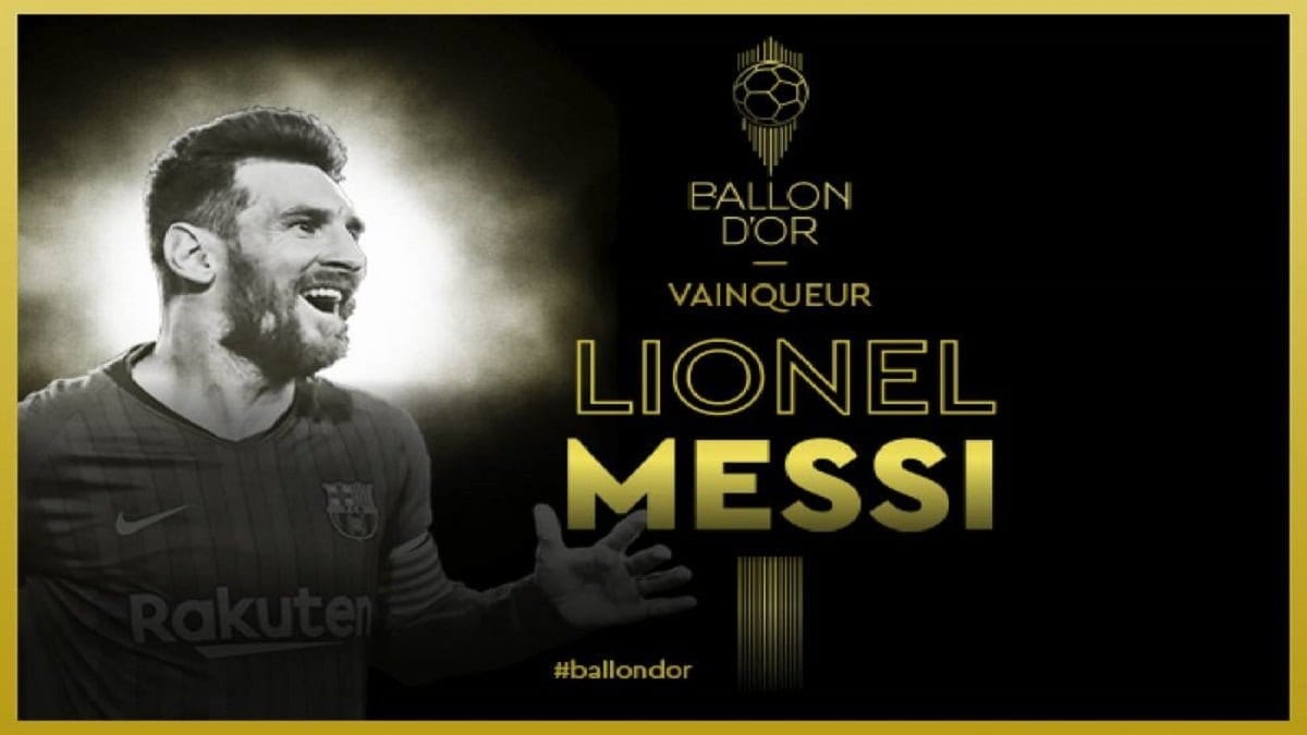 Lionel Messi sacré Ballon d'Or 2019 pour la sixième fois de l'histoire Lionel Messi sacré Ballon d'Or 2019 pour la sixième fois de l'histoire