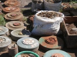 Désamorçage de 38 engins explosifs à Lunda Sul