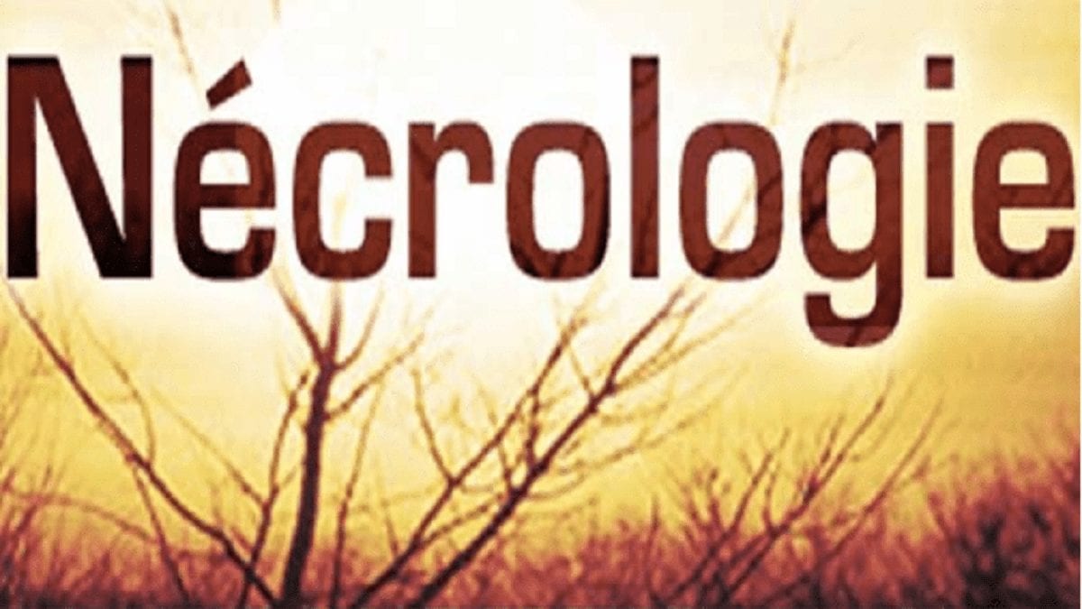 nécrologie nécrologie