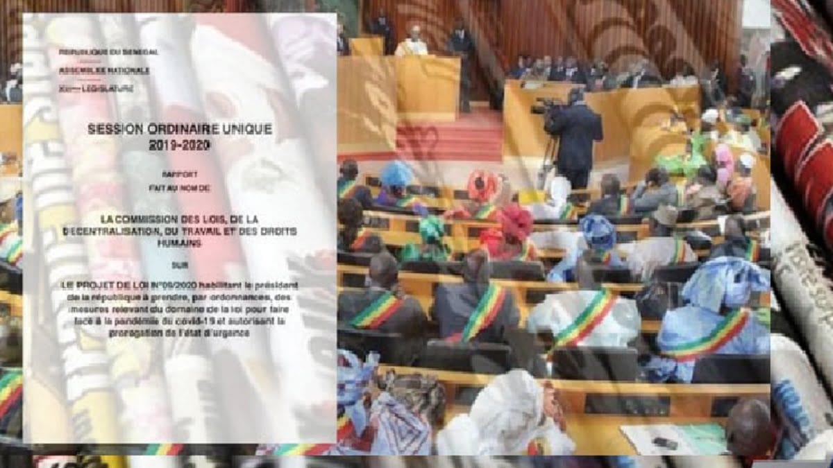 Revue de presse du 3 avril 2020 Covid-19 Les journaux commentent l'adoption de la loi d’habilitation Revue de presse du 3 avril 2020 Covid-19 Les journaux commentent l'adoption de la loi d’habilitation
