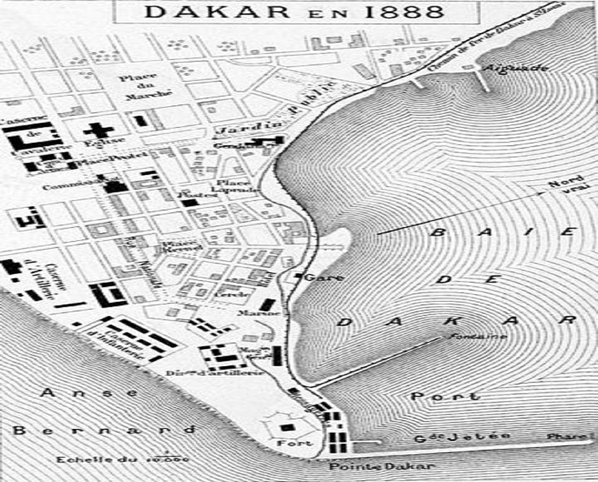 Dakar en 1888 Dakar en 1888