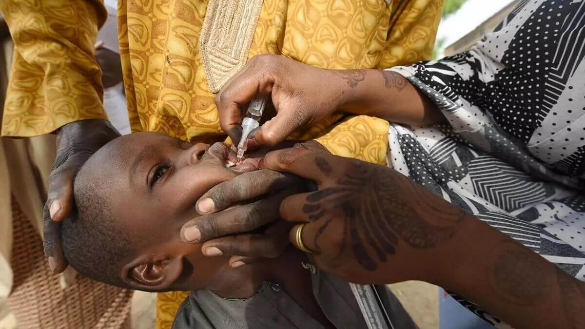 Campagne de vaccination contre la polio dans le nord-ouest du Nigeria, en 2017 Campagne de vaccination contre la polio dans le nord-ouest du Nigeria, en 2017