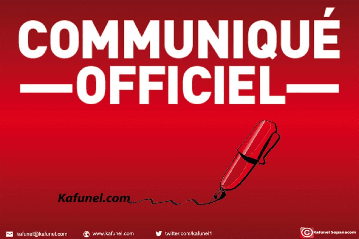 Communique_Officiel Kafunel.com
