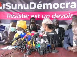 Affaire Sonko suivez la conférence de presse de Aar Suñu Démocratie