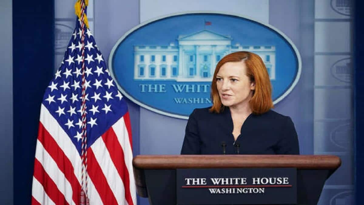La porte-parole de la Maison Blanche, Jen Psaki, positive au Covid-19 La porte-parole de la Maison Blanche, Jen Psaki, positive au Covid-19