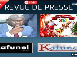 Revue de presse du 24 décembre 2021 Noël, les adieux de Serigne Bassirou Guèye et d’autres sujets au menu des quotidiensCapture