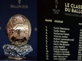 classement du Ballon d’Or aurait fuité, Sadio Mané devant Mbappé et Lewandowski ok