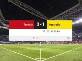 Tunisie 0-1 Australie, le résumé du match_www.kafunel.com Capture web_26-11-2022_151716