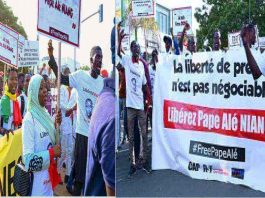 journaliste Pape Alé Niang transféré à l'hôpital ok