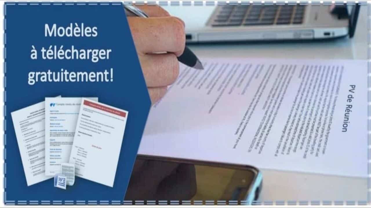 PV de réunion composants , étapes et règles de rédaction 2