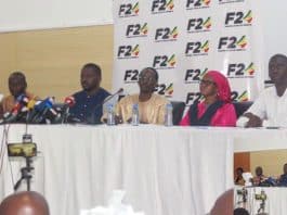 plateforme F24 dénonce ‘’la violation des droits’’ de trois de ses leaders