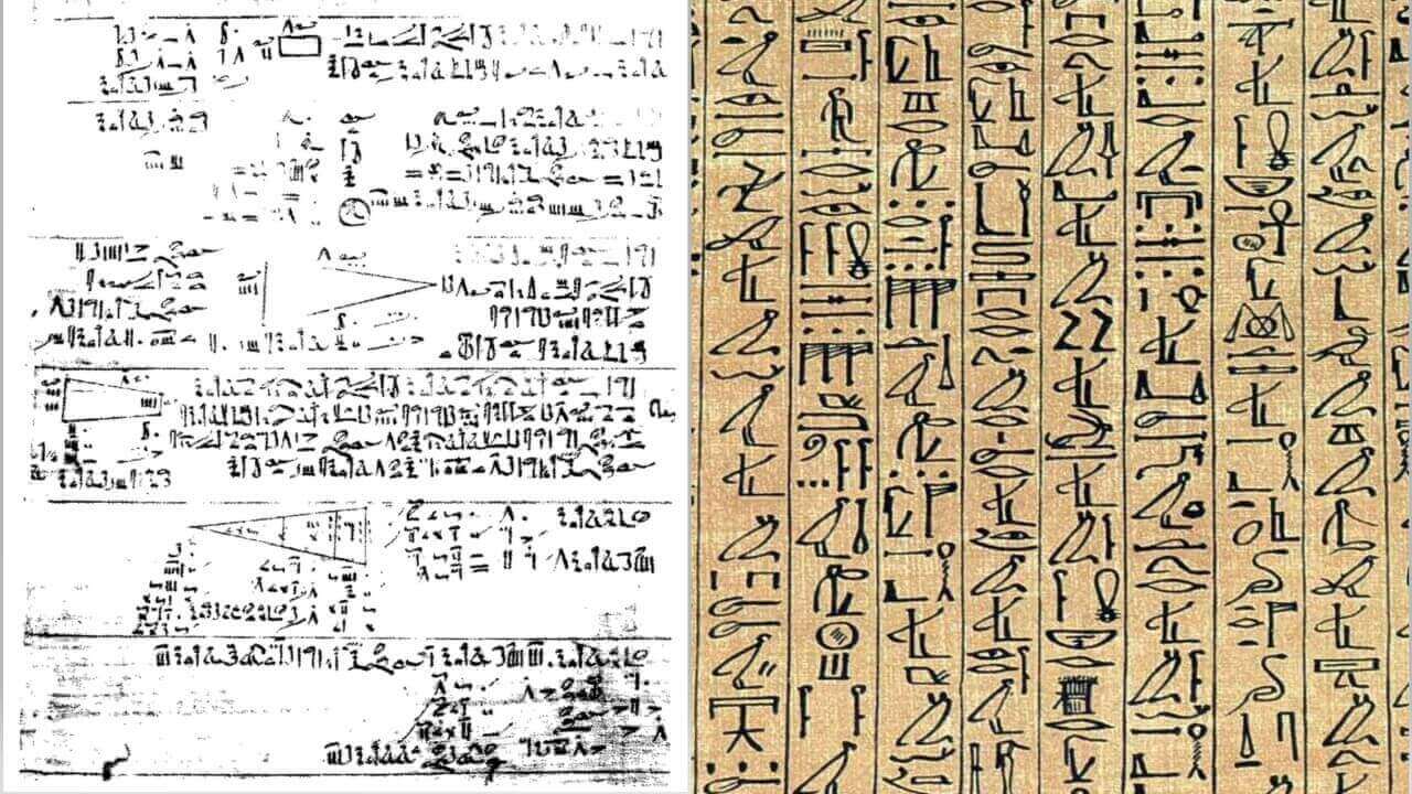 Papyrus de Moscou - 14e problème. OK Papyrus de Moscou - 14e problème. OK