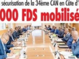 17000 FDS mobilisés pour la sécurisation de la CAN en Cote d'ivoire ok