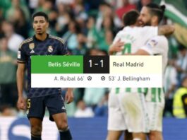 Betis Séville - Real Madrid en direct - Liga 2023-2024