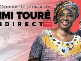 MMimi touré en conférence de presse - aminata touré 2024