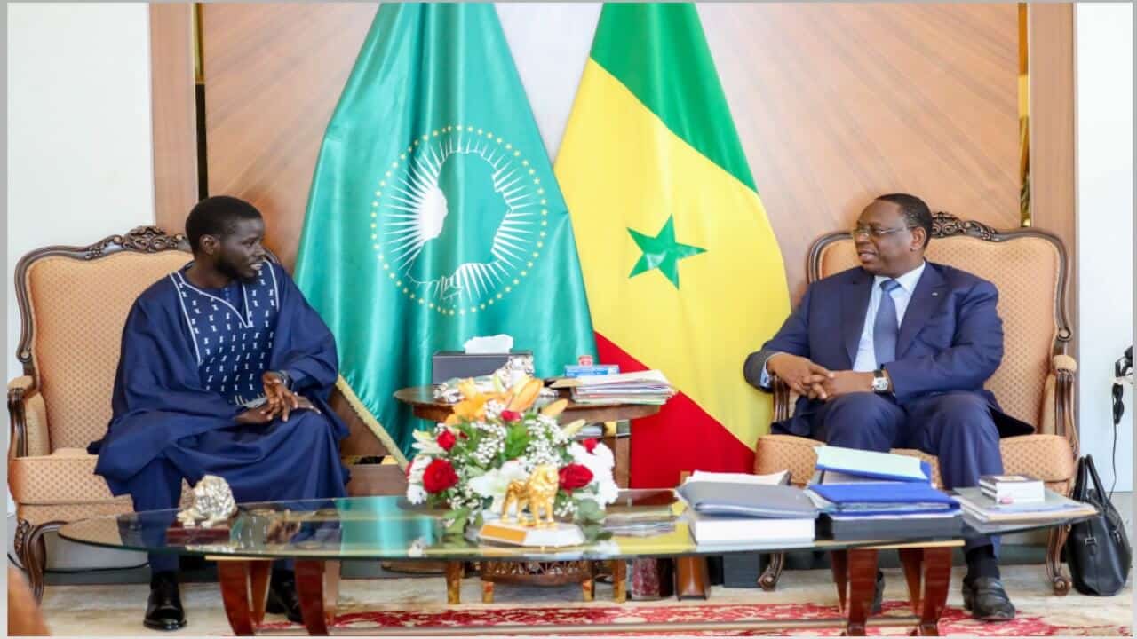 Entretien entre Macky Sall Président Bassirou Diomaye Faye 1