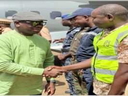 Birame Soulèye Diop En Visite À La Mine De NDendory Rassure Les Impactés